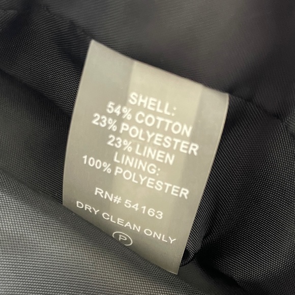 CALVIN KLEIN | Purple Gray White Blazer Jacket - Size 6P - Picture 4 of 5